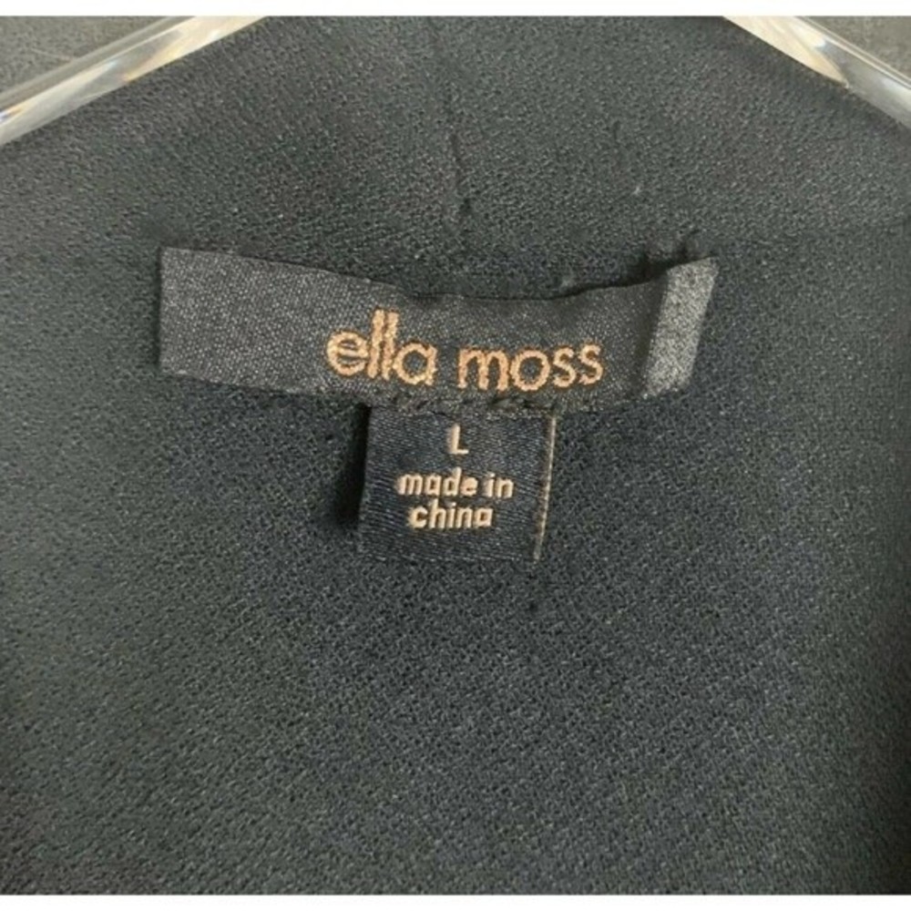 Ella Moss Stella Black Pocket Tank Jumpsuit Size Large - Picture 10 of 13